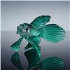Image 2 : Swarovski Crystal Figurine, Siamese Fighting Fish Green