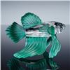 Image 3 : Swarovski Crystal Figurine, Siamese Fighting Fish Green