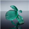Image 4 : Swarovski Crystal Figurine, Siamese Fighting Fish Green