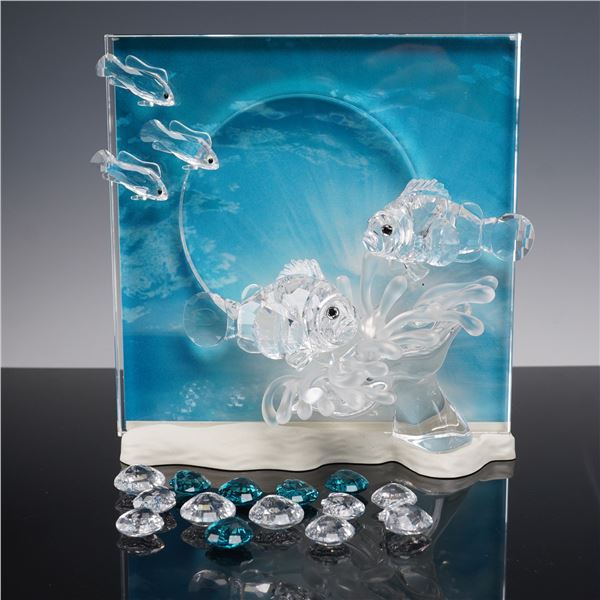 Swarovski Wonders of The Sea Figurines, Harmony 681823 and Shells 880692