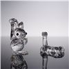 Image 1 : 2pc Swarovski Crystal Figurines, Long Ears Squirrel and Zodiac Snake