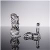 Image 2 : 2pc Swarovski Crystal Figurines, Long Ears Squirrel and Zodiac Snake