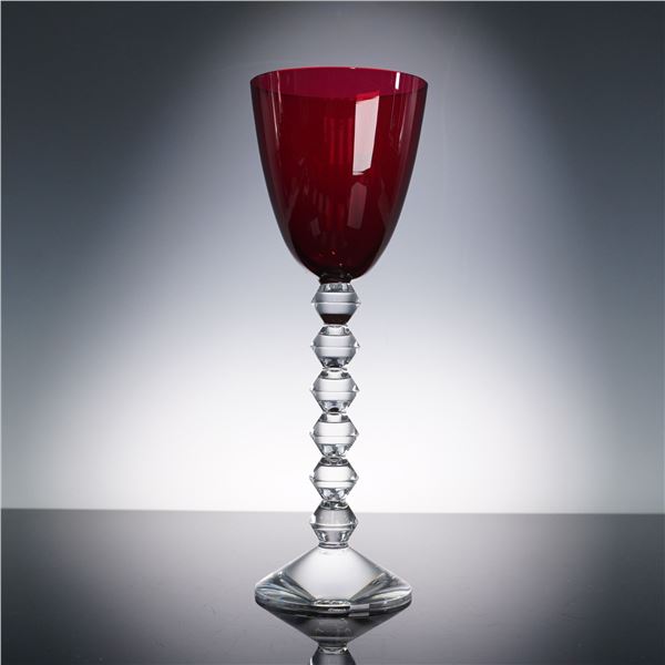 Baccarat Vega Ruby Rhine Wine Glass