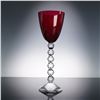 Baccarat Vega Ruby Rhine Wine Glass