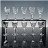 10pc Waterford Crystal Cordial Glasses Lismore