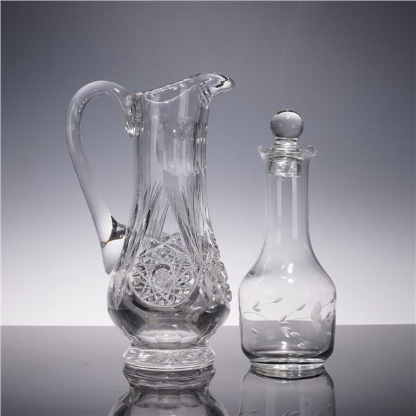 2pc Princess House Crystal Cruets