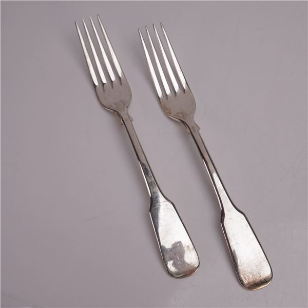2pc International Sterling Silver Dinner Forks, 1810 pattern