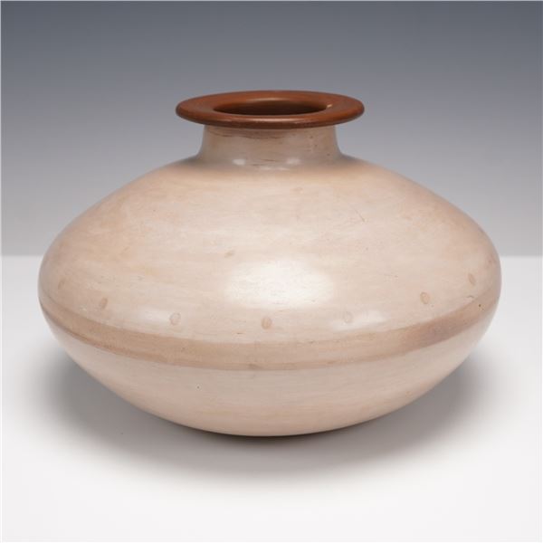 Jacinto Chiroque Chulucanas, Original Peruvian Vase, Signed