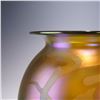Image 2 : Robert Eickholt Iridescent Glass Vase, Signed