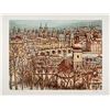 Image 1 : Alois Lecoque, Hand-Signed Limited Edition Lithograph, View of Prague