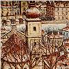 Image 3 : Alois Lecoque, Hand-Signed Limited Edition Lithograph, View of Prague