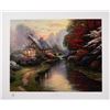 Thomas Kinkade, Poster Print on Paper, A Quiet Evening, Signed & Numbered