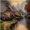 Image 2 : Thomas Kinkade, Poster Print on Paper, A Quiet Evening, Signed & Numbered