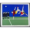 Mark Sabin (1936) Screenprint Stop Time (Soccer) signed