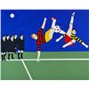 Image 2 : Mark Sabin (1936) Screenprint Stop Time (Soccer) signed
