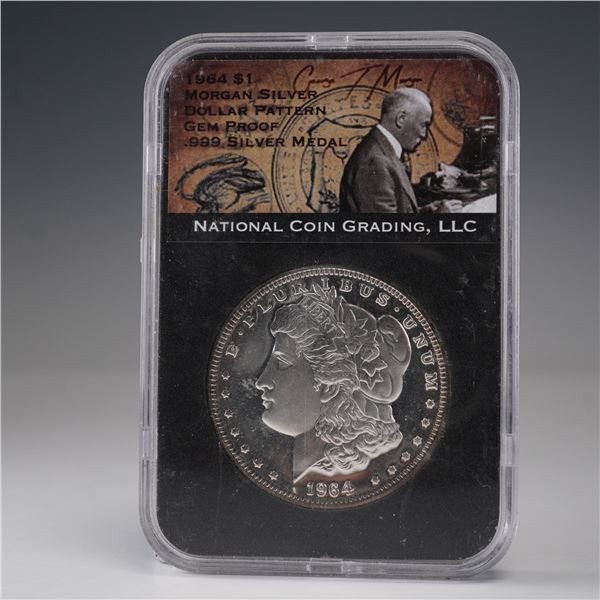 1964 Morgan Silver Dollar Pattern Dollar Coin NCG Graded Gem Proof
