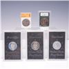 5pc 1971-1978 Graded and Slabbed Eisenhower Dollar Coins