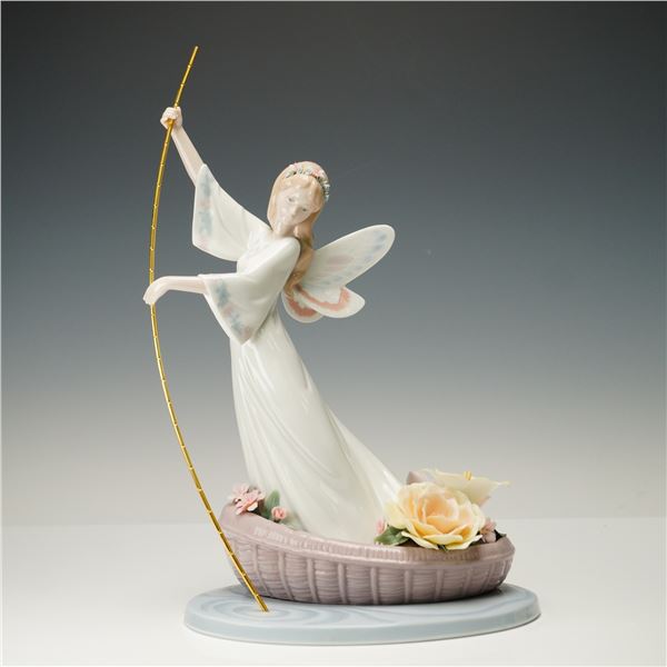 Lladro Porcelain Figurine, Enchanted Lake 01007679, Signed