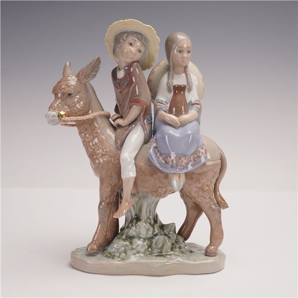 Lladro Porcelain Figurine, Ride In the Country 1005354