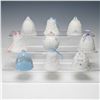 9pcs Lladro Porcelain Annual Bell Ornaments
