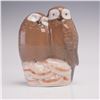 Royal Copenhagen Figurine, Pair of Owls 077