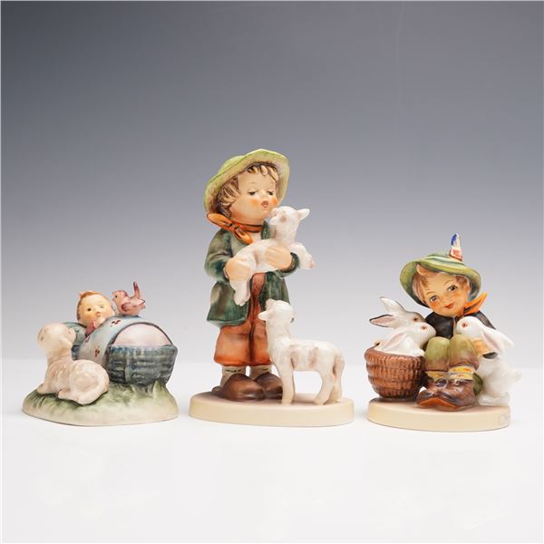 3pc Goebel Hummel Animal Companion Figurines