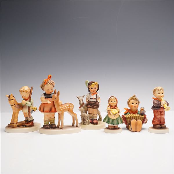 6pc Goebel Hummel Porcelain Figurines