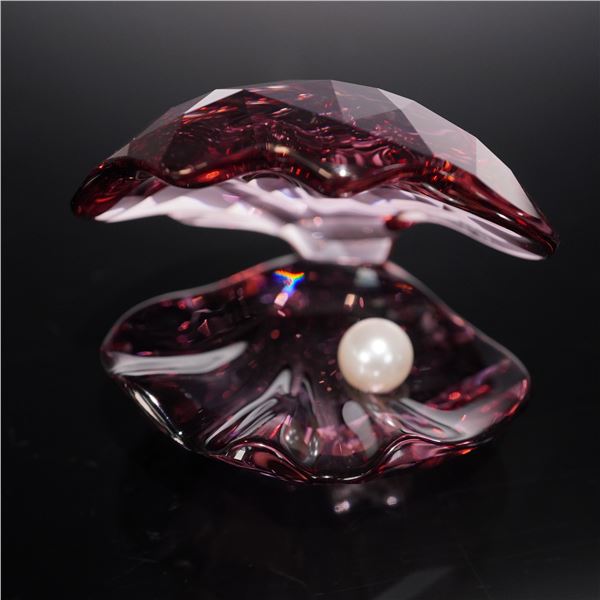 Swarovski Crystal Figurine Pearl Oyster Antique Pink 5035512
