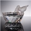 Image 2 : 2pc Swarovski Crystal Figural Bird Bath 010029 with Extras