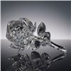 Image 3 : 2pc Swarovski Crystal Rose Figurine and Tulip Display Stand Set