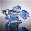 Image 4 : 3pc Swarovski Crystal Figurines, Siamese Fighting Fish, Blue and Green