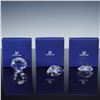 Image 7 : 3pc Swarovski Crystal Paperweights, Top Shell, Scallop, Starfish
