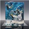 Image 1 : 5pc Swarovski Wonders of The Sea Collectible, Plaque, and Event Heart
