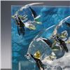 Image 2 : 5pc Swarovski Wonders of The Sea Collectible, Plaque, and Event Heart