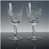 Image 5 : 4pc Waterford Crystal Water Goblets, Lismore Pattern
