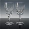 Image 6 : 4pc Waterford Crystal Water Goblets, Lismore Pattern