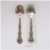 Image 2 : 2pc Gorham Sterling Silver Rondo Pattern Tablespoon and Pierced Tablespoon