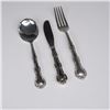 Image 1 : 3pc Gorham Sterling Silver Fork, Spoon and Butter Spreader, Rondo