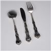 Image 2 : 3pc Gorham Sterling Silver Fork, Spoon and Butter Spreader, Rondo