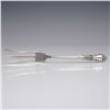 Image 3 : 2pc International Sterling Silver Lemon Forks, Brocade Pattern