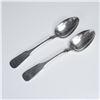 Image 1 : 2pc International Sterling Silver Dessert/Oval Soup Spoons, 1810 Pattern