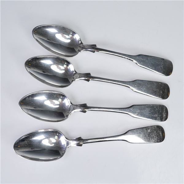 4pc International Silver Sterling Five O'Clock Teaspoons, 1810 Pattern