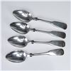 Image 1 : 4pc International Silver Sterling Five O'Clock Teaspoons, 1810 Pattern