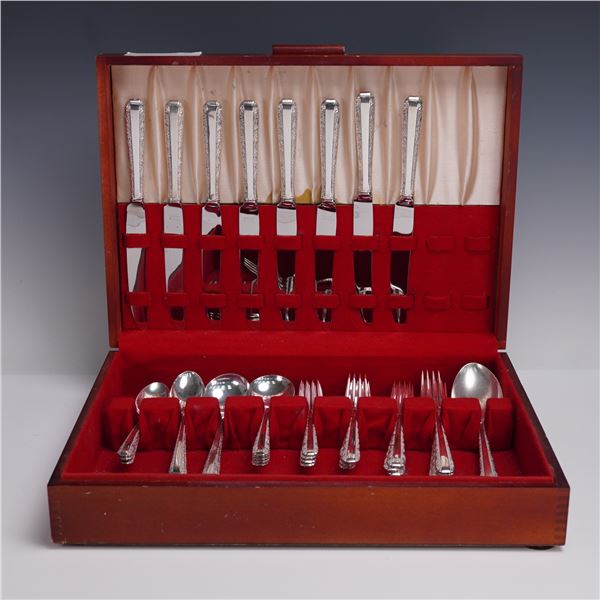 42 pc Towle Sterling Silver Flatware Set Candlelight Pattern