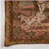 Image 4 : European Tapestry Wall Hanging with Rod, Romantic Equestrian Scene