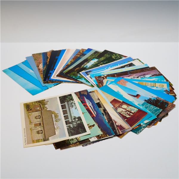 50pc Vintage Postcards, United States
