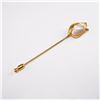 Image 1 : Lalique Crystal and Gilt Tulip Stick Pin