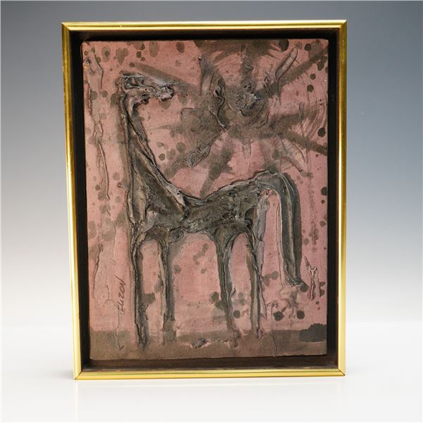 Luzon Impasto Oil on Canvas  Horse Painting