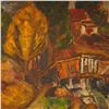 Image 2 : Original Oil on Board, Expressionist Autumn Landscape