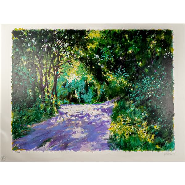 Aldo Luongo, Large Serigraph on Paper, Road to Cordoba, Signed & Numbered